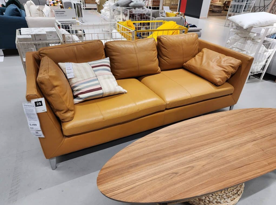 STOCKHOLM Aniline Leather Sofa