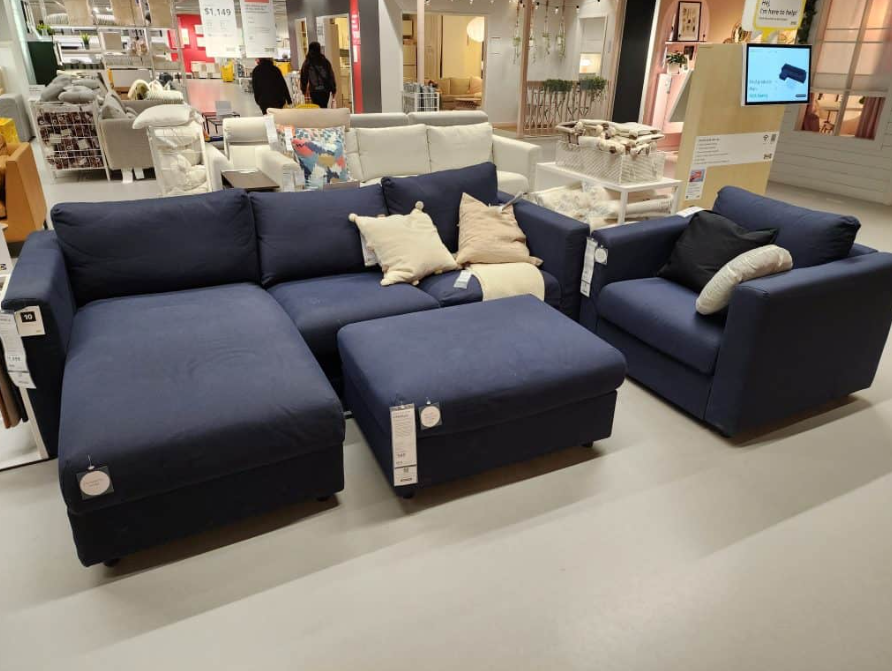 FINNALA Deep-Blue Modular Sofa
