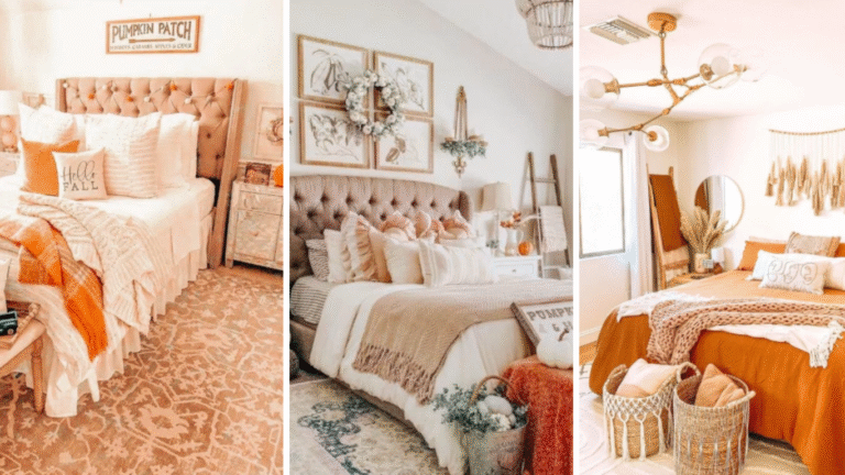 Minimalist Fall Bedroom Makeover