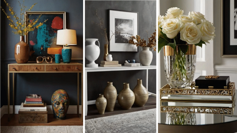 Console Table Decor Ideas