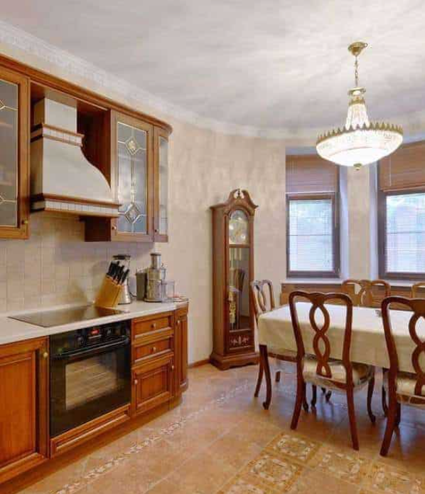 Typical European kitchen in a country house
