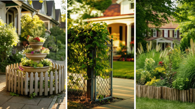 Low Fence Front Yard Ideas