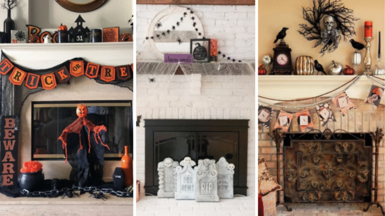 Halloween Mantel Decor